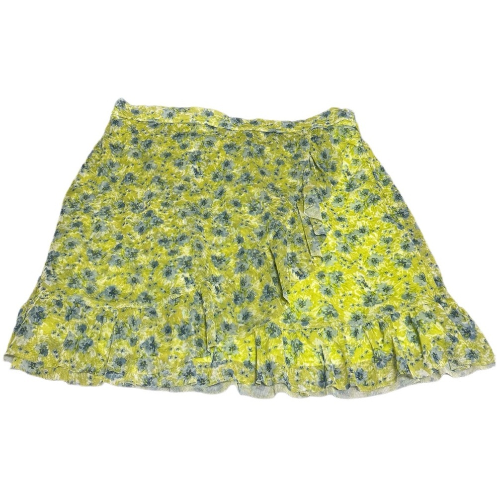 Juniors Mesh Faux Wrap Skirt XL